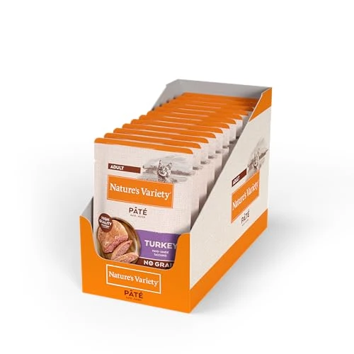 Offerta a tempo: Nature's Variety Original No Grain Paté per Gatti Adulti con Tacchino 70 g x 12 - 15% da 15.60 € a 13.19 €