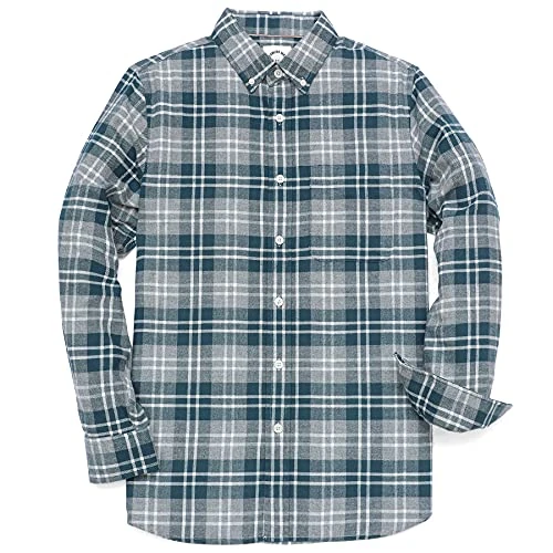 Oferta limitada: Dubinik® Camisa Franela Hombre Cuadros Algodón Leñador Casual Ajuste Regular Botones Camisas Manga Larga Hombre con Bolsillo de 28.49 EUR a 28.49 EUR (ahorro 0%)