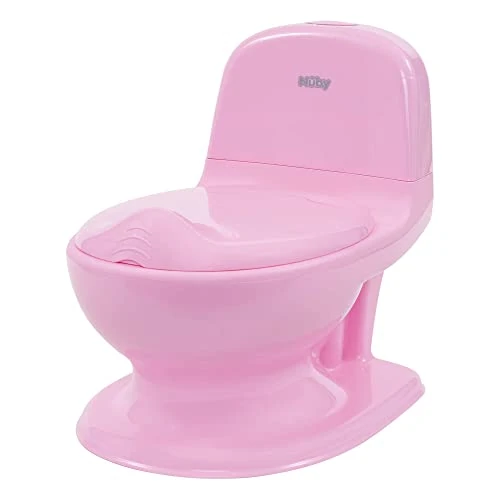 Tijdelijke aanbieding: Nuby NV07007A - My Real Potty - Potje met doorspoelgeluid, oefentoilet voor kleuters - Roze - 18m+ van 42.99 EUR naar 42.99 EUR (korting 0%)