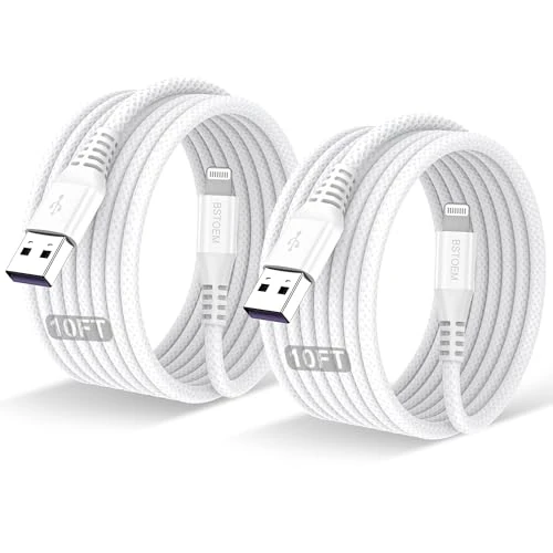 BSTOEM 10ft Cable 10 Foot 2Pack Cord