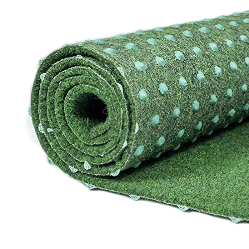 Carpeto Rugs Césped Artificial Sintético con Protuberancias para Exterior e Interior - Césped Artificial para Balcón, Terraza y Jardín - Rollos de Cesped Artificial - Verde - 200 x 750 cm
