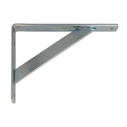 Oferta limitada: Amig - Soporte para Estanterías de Pared - Escuadra para Estanterías - Ángulo para Estantes - Acero - Color Plateado - Medida: 600x375 mm - Peso máx. recomendado: 150 Kg de 18.99 € a 18.99 € (ahorro 0.00%)