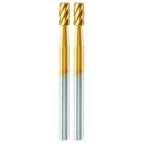 Oferta limitada: Dremel MAX Broca de tallado de alto rendimiento (194DM) 2 brocas de alto rendimiento con recubrimiento de titanio para tallado y grabado, 3,2 mm, durabilidad máxima de vida de 14.59 € a 14.59 € (ahorro 0.00%)