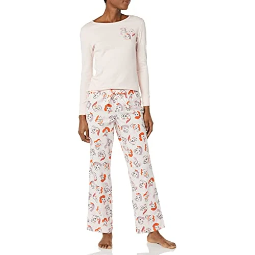 Amazon Essentials Disney | Marvel | Star Wars Damen Schlafanzug-Schlaf-Sets Flanell, Ultimate Princess - Womens, XXL