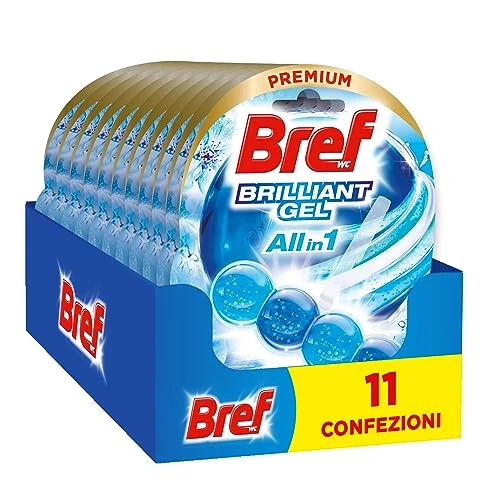 Limited-time offer: Bref WC Force Arctic Toilet Gel Cleaner, Cleaning and Freshness for Your Toilet, 11 Piece Stock from 18.18 £ to 18.18 £ (save 0.00%)