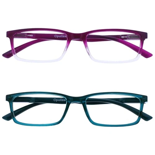 OPULIZE See Gafas Filtro Luz Azul Montura Estrecha Bisagras de Resorte Mejoran Sueño Reducen Dolor de Cabeza Ordenador Videojuegos Antirreflejante Negro Hombre Mujer B9