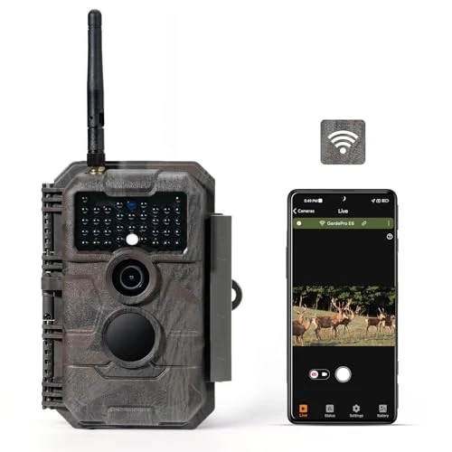 Offre limitée : GardePro E6 Camera de Chasse WiFi, 64MP, vidéo 1296p H.264, Angle de Vue 110°, caméra de Chasse avec Vision Nocturne, détection de Mouvement, piège Photographique pour Jardin de 69.99 € à 69.99 € (0.00% de remise)