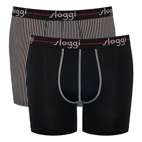 Limited-time offer: Sloggi Men's sloggi men Start Short C2P box, RED - DARK COMBINATION from 32.00 GBP to 16.00 GBP (save 50%)