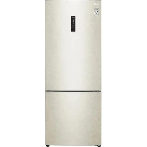 LG GBB567SECMN Total No Frost Combination Refrigerator, 462L, Width 70cm, Wi-Fi, Door & Linear Cooling, Fresh Balancer Drawer, External Display, Smart Inverter Compressor, Smart Diagnosis, Sand