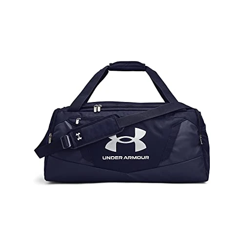 Offerta a tempo: Under Armour Unisex Undeniable 5.0 Small Duffle Bag - Midnight Navy / Midnight Navy / Metallic Silver - Small - 72.65% da 98.70 € a 26.99 €