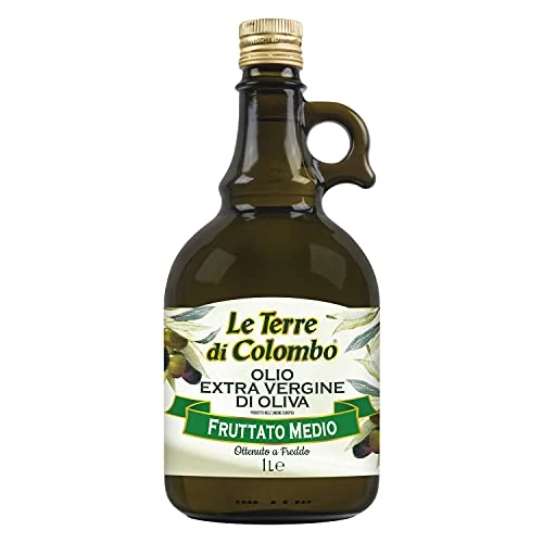 Le Terre di Colombo – Europäisches Natives Olivenöl extra, mittleres Fruchtaroma, 1 L