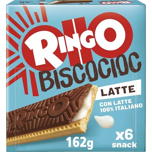 Limited-time offer: RINGO BISCOCIOC WITH MILK 162 GR from 5.00 GBP to 5.00 GBP (save 0%)