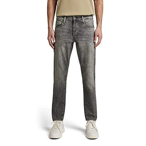 G-Star Raw Mężczyźni 3301 Regular Tapered Jeansy, Szary (Faded Carbon), 27W/32L