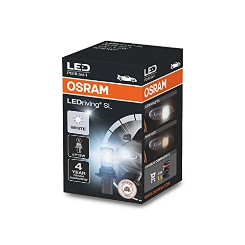 Offerta a tempo: OSRAM LEDriving® SL, ≜ P13W, bianco 6000K, lampada di segnalazione a LED, solo fuoristrada, non omologati ECE, scatola pieghevole (1 lampada) - 0.00% da 14.99 € a 14.99 €