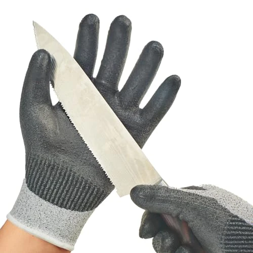 Limited-time offer: Vgo... 1 Pair Cut Resistant Gloves with Coat Nitrile Palm,HPPE Anti Cutting Gloves Liner,Safety Work GlovesEN388 level C,ANSI Level 3(Size XL,Grey,SK2131) from 9.99 £ to 9.99 £ (save 0.00%)
