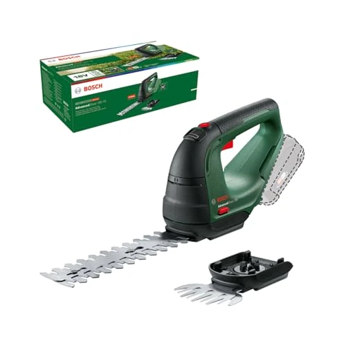 Limitiertes Angebot: Bosch Akku Grasschere AdvancedShear 18V-10 (ohne Akku, 18-Volt-System, schneidet bis zu 85 m² pro Akkuladung, mit Strauch- und Grasscherenmesser, im Karton) von 73.99 EUR auf 73.99 EUR (Spare 0%)