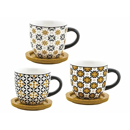 Service à café Cire d'abeille New Bone 12 pièces