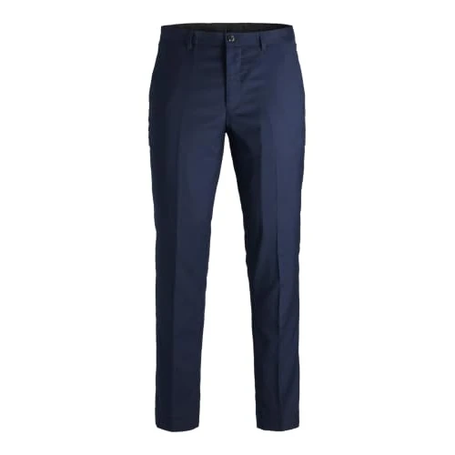 Offerta a tempo: JACK & JONES JPRFRANCO - PANTALONI NOOS, Pantaloni da smoking, Uomo, Marina Oscura, 56 - 51% da 39.99 € a 19.49 €