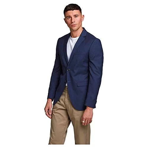 Jack & Jones Homme Jprfranco Blazer Noos Veste d affaires, Bleu Marine, 54 EU