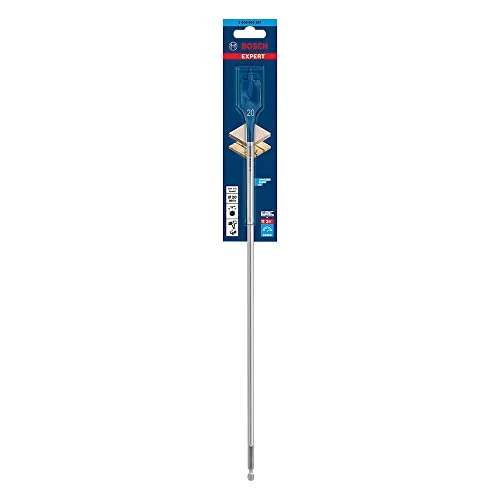 Oferta limitada: Bosch Professional 1x Brocas fresadoras planas Expert SelfCut Speed (para Madera blanda, Aglomerado, Ø 20,00 mm, Longitud 400 mm, accesorios Taladro de impacto rotativo) de 14.29 EUR a 9.98 EUR (ahorro 30%)