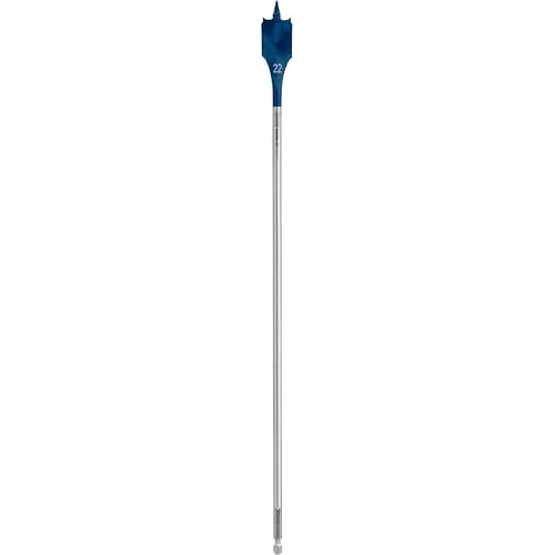 Bosch Professional 1x Foret plat Expert SelfCut Speed (pour Bois résineux, Panneau aggloméré, Ø 22,00 mm, Longeur 400 mm, Accessoire Perceuse à percussion)