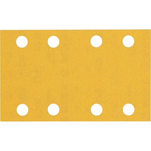 Bosch 10x EXPERT C470 Schleifblatt mit 8 Löchern (für Farbe auf Holz, Hartholz, Ø 80x133 mm, Körnung 240, Professional Zubehör Schwingschleifer)