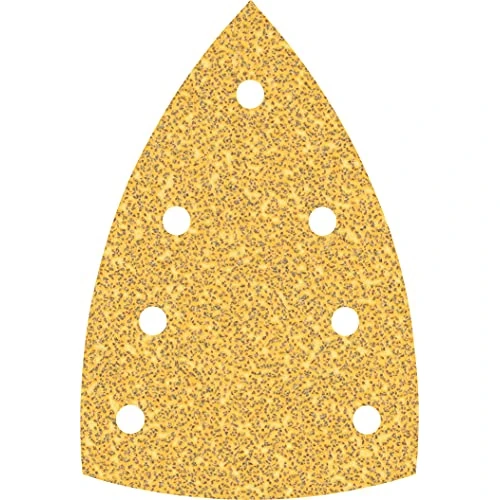 Bosch 10x Papiery ścierne EXPERT C470 z 7 otworami (do Farba na drewnie, Twarde drewno, Ø 100x150 mm, Ziarnistość 40, Professional Akcesoria Szlifierka wielofunkcyjna)