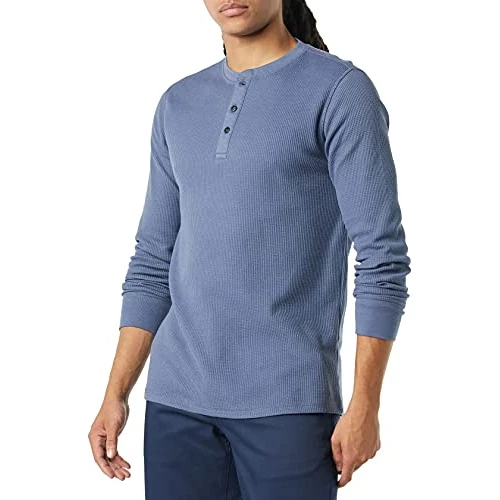 Oferta limitada: Amazon Essentials Camiseta Henley de Panal de Abeja de Manga Larga con Ajuste Normal Hombre, Añil, M de 23.10 € a 23.10 € (ahorro 0.00%)