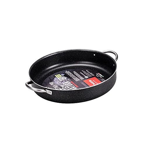 Offerta a tempo: Moneta Etnea PRO Tegame con Manico Inox, Alluminio, Nero, 36 cm — 37% da 66,96 € a 42,50 €