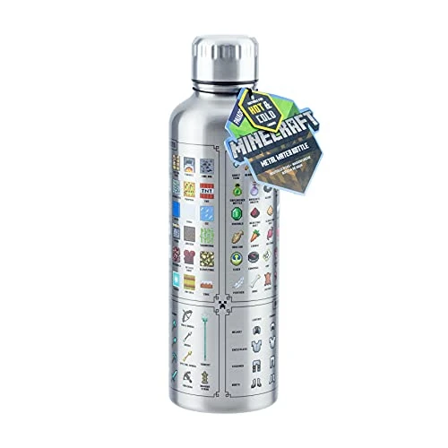 Limited offer: Paladone Minecraft Metal Water Bottle | Officially Licensed Gaming Merchandise from 20.93 EUR to 19.88 EUR (save 5%)