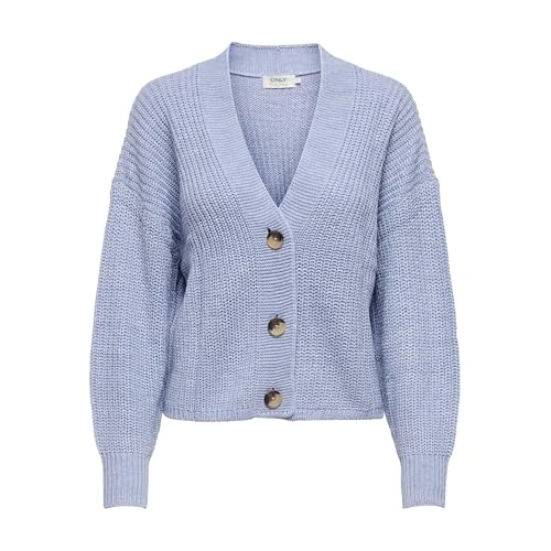 Offerta a tempo: ONLY Cardigan Femminile ONLCAROL Cardigan, Blue Heron., S - 29% da 29.99 € a 21.20 €