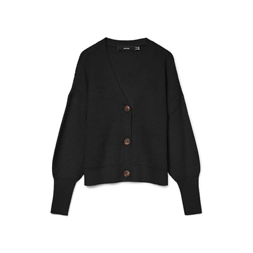 Tijdelijke aanbieding: Vero Moda Vmlea Ls V-hals manchet cardigan Noos dames Cardigan sweater (1-Pack) van 24.99 EUR naar 24.99 EUR (korting 0%)