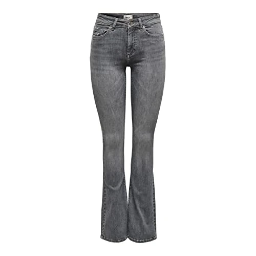 ONLY Dżinsy damskie, Szary dżins, XL