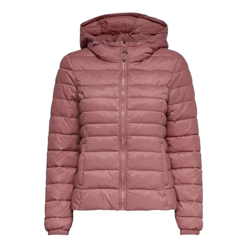 ONLY Onltahoe - Giacca Con Cappuccio Otw Noos, Giacca Donna, Withered Rose, M