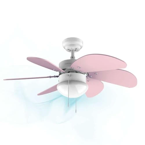 Offerta a tempo: Cecotec Ventilatore a Soffitto EnergySilence 3600 Vision Purple. 50 W, 92 cm di Diametro, Lampada, 3 Velocità, 6 Pale Reversibili, Funzione Estate/Inverno, Interruttore a Catena, Bianco/Lilla - 25% da 59.90 € a 44.90 €