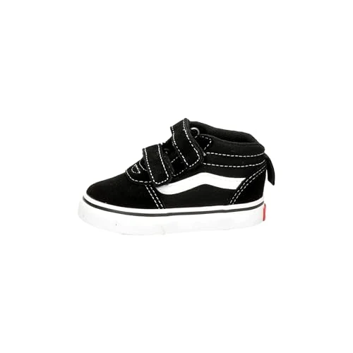 Limited-time offer: Vans Unisex Kids' Trainers Ward Mid V (Suede/Canvas) Black/White, Size UK 13 from 37.00 GBP to 22.89 GBP (save 38%)
