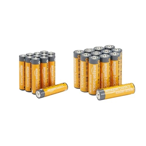 Oferta limitada: Amazon Basics - Paquete de 24 pilas alcalinas AA y AAA de alto rendimiento, 12 pilas AA y 12 pilas AAA, 1,5 voltios, vida útil de 10 años de 12.49 € a 12.49 € (ahorro 0.00%)