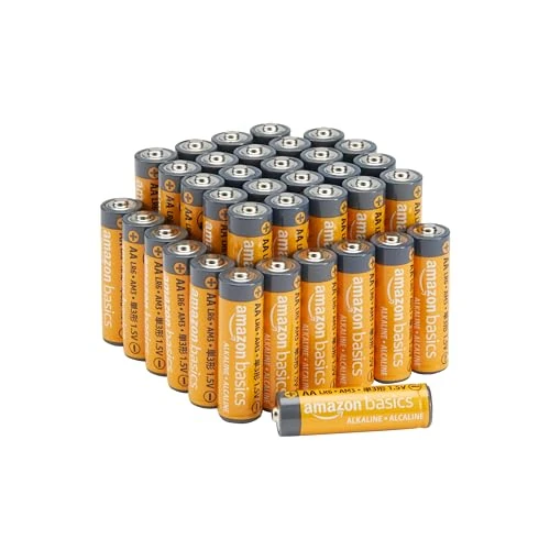 Oferta limitada: Amazon Basics - Paquete de 36 pilas alcalinas AA de alto rendimiento, 1,5 voltios, vida útil de 10 años de 14.52 EUR a 14.52 EUR (ahorro 0%)