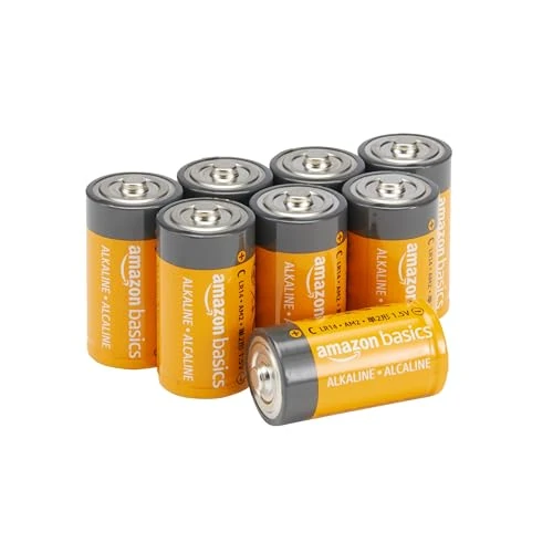 Limited-time offer: Amazon Basics 8-Pack C Cell All-Purpose Alkaline Batteries, 1.5 Volt, 5-Year Shelf Life from 10.90 GBP to 10.90 GBP (save 0%)