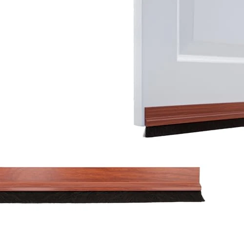 Offre limitée : Amig - Bas de Porte Adhésif Anticourant d'air et Isolant | PVC Sapelli Imitation Bois, Économie d'Énergie | Brosse Protectrice Anti-Rayure, Installation Facile, 1m de 15.50 € à 15.16 € (2.19% de remise)