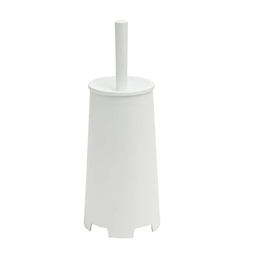 Offerta a tempo: GEDY G-Oscar Scopino WC da appoggio Colore Bianco Lucido, 35X13X13 CM Peso 0,396 kg, scopino Bagno con setole Realizzato con Resine termoplastiche, Anni di Garanzia 2, Design R&S Gedy - 30% da 12.99 € a 9.15 €