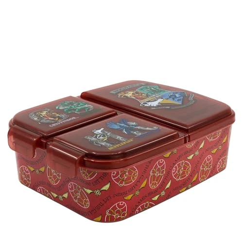 Offerta a tempo: STOR Porta Sandwich Harry Potter Bambini 3 Scomparti 2156ml - Lunch Box Scolastica Senza BPA per Scuola e Mensa - 0.00% da 11.22 € a 11.22 €