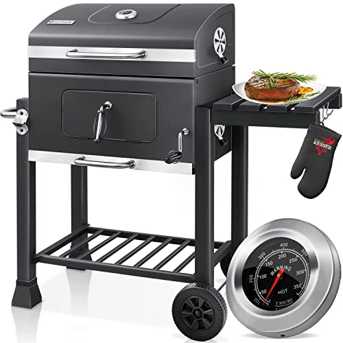 Offerta a tempo: KESSER® Barbecue con Carrello XL Barbecue a carbonella con Coperchio — 15% da 157,80 € a 134,80 €