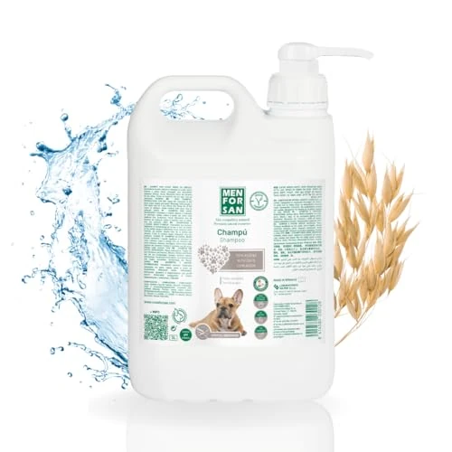 Zeitlich begrenztes Angebot: MENFORSAN Hundeshampoo mit Haferflocken | Weichmachende und beruhigende Wirkung | Für empfindliche und empfindliche Haut | 100% natürlicher Hafer | Milder Duft | 5L von 39.56 € auf 39.56 € (0.00% Rabatt)