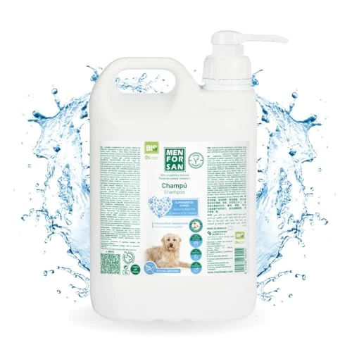 Zeitlich begrenztes Angebot: MENFORSAN Geruchsbeseitigendes Hundeshampoo, Beseitigt schlechte Gerüche aus dem Fell, Talkum, Blau, 5 l von 50.90 € auf 50.90 € (0.00% Rabatt)