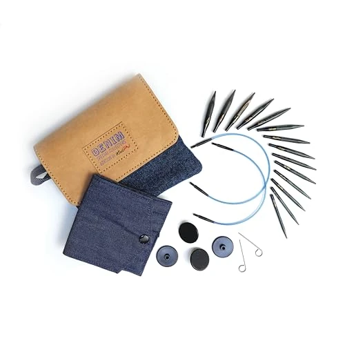 Tijdelijke aanbieding: KnitPro Verwisselbare breinaaldenset – 7x Indigo rondbreinaalden, punten van 5 cm, 2 nylonkabels 27 en 30 cm, 4 punten, 2 kabelsleutels, 3,3,5,4,4,5,5, 5,5,6 mm van 45.84 EUR naar 44.46 EUR (korting 3%)