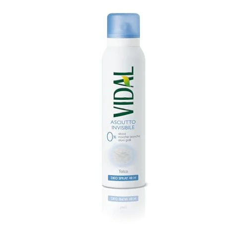 Oferta limitada: Vidal Deodorante Spray Talco Asciutto Invisibile 48h 150 Ml de 5.48 EUR a 5.48 EUR (ahorro 0%)