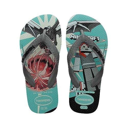 Oferta limitada: Havaianas Kids Minecraft FlipFlop Niños Blue 23 EU de 22.00 € a 12.08 € (ahorro 45%)