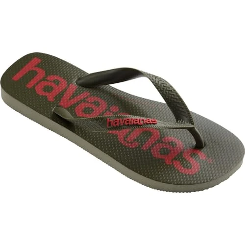 Oferta limitada: Havaianas Top Logomania 2, Chanclas, para Unisex adulto, Yuca Verde, 33/34 EU de 28.00 € a 23.78 € (ahorro 15%)