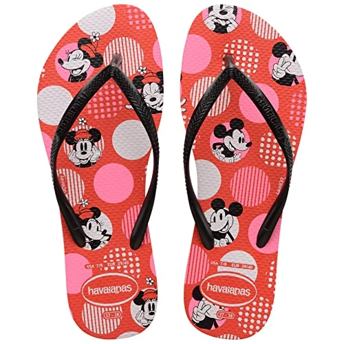 Offre limitée : Havaianas Slim Disney Femme FlipFlop Red Crush/Black 41 EU de 28.56 € à 28.56 € (0.00% de remise)